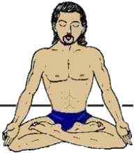 Posturas de Yoga : Posição de Lótus - padmasana